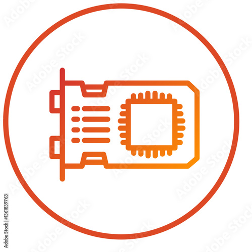 Vector Design Network Interface Card Icon Style