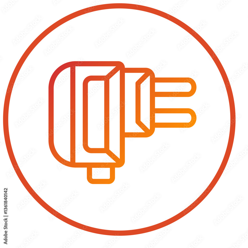 Vector Design Adapter Icon Style Vector Design Adapter Icon Style