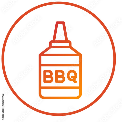 Bbq Sauce Icon Style