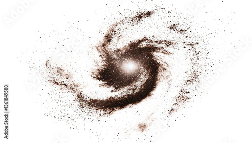 Wallpaper Mural an abstract representation of a spiral galaxy showcasing swirlin Torontodigital.ca