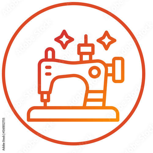 Sewing Machine Icon Style