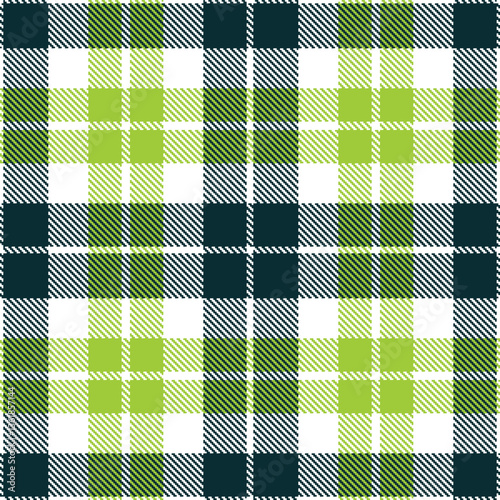 Modern Metallic White Seamless Tartan Textile Design Variant 2296
