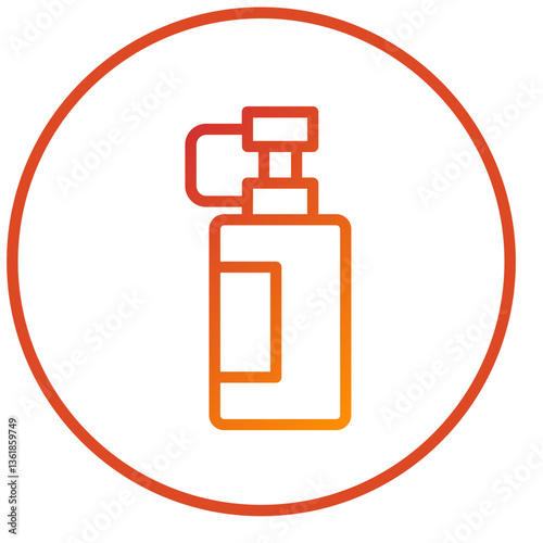 Water Canteen Icon Style
