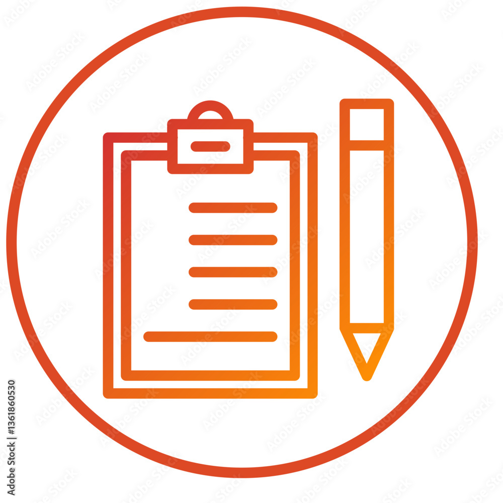 Taking Notes Icon Style Taking Notes Icon Style