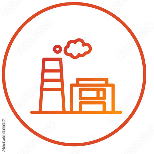 Power Plant Icon Style