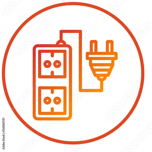 Power Strip Icon Style