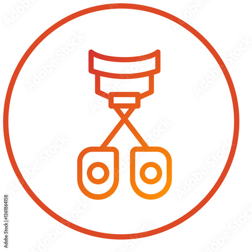Eyelash Curler Icon Style