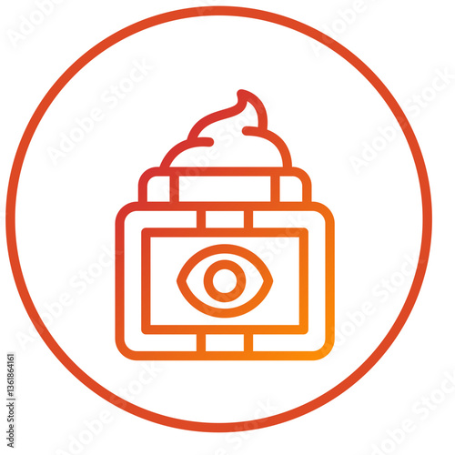 Eye Cream Icon Style
