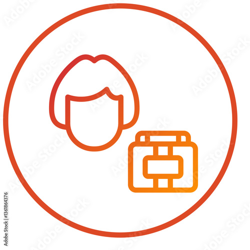 Hair Mask Icon Style