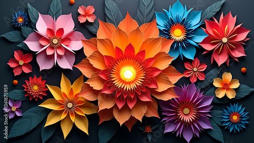  Abstract Background Design – Modern, Colorful Digital Art
 photo