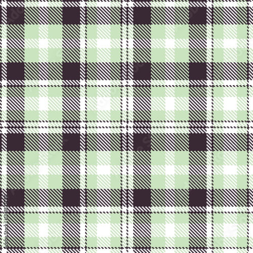 Modern Seamless Tartan in Pale Dark Grey tones Textile Design Variant 1310