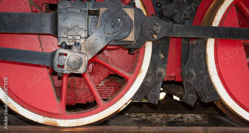 steam locomotive driving  wheel