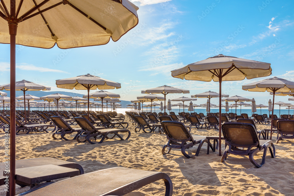 Sunny Beach view. Bulgaria