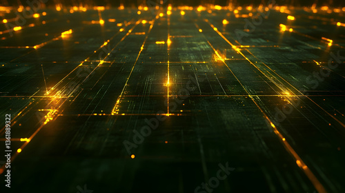 Neural network in the representation of artificial intelligence.