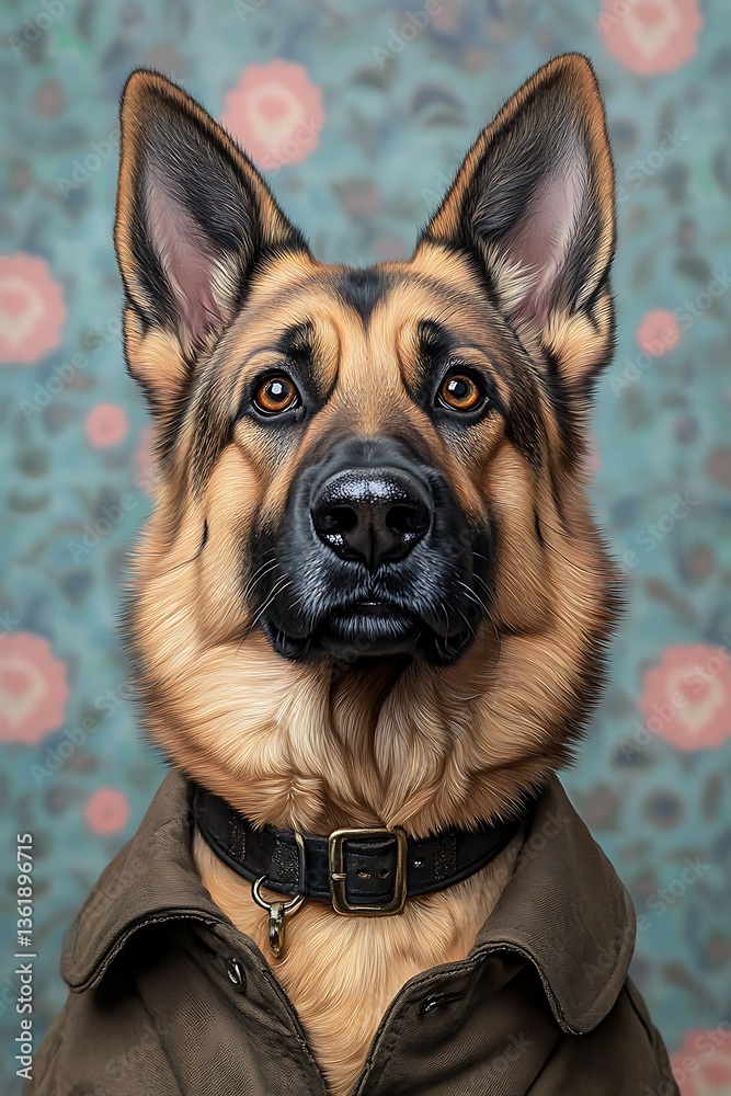 Obraz premium German Shepherd Portrait