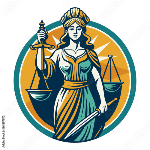 Law logo vector 