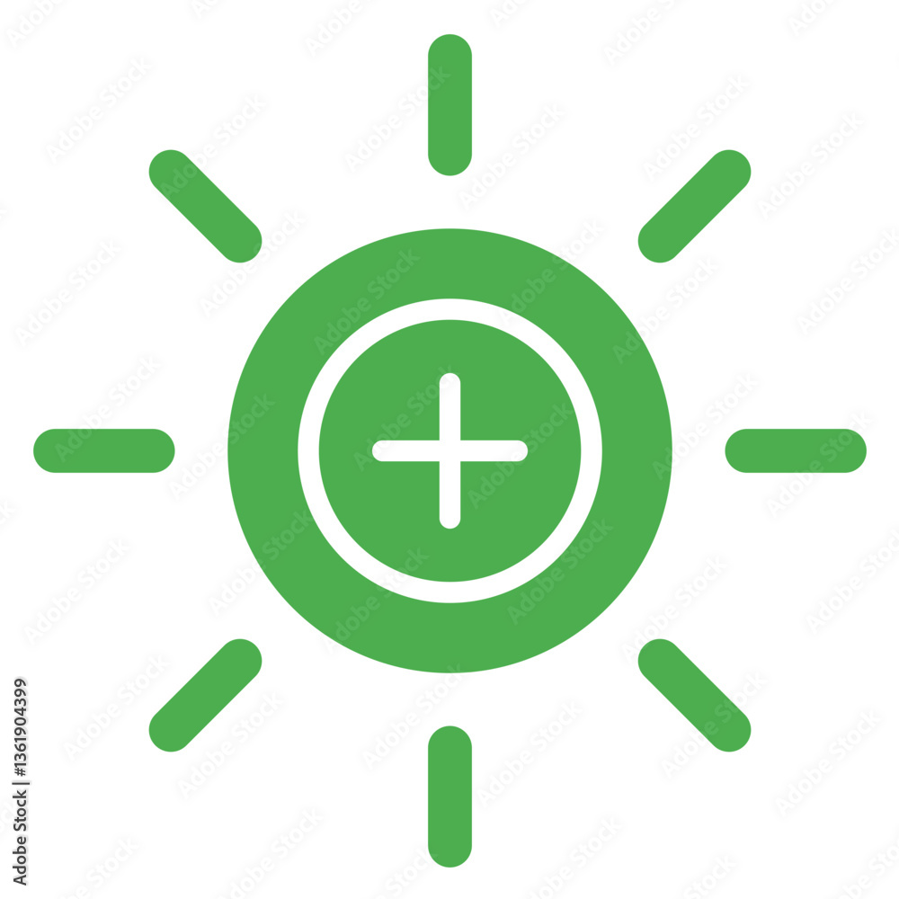 Obraz premium Brightness Vector Icon Design Illustration