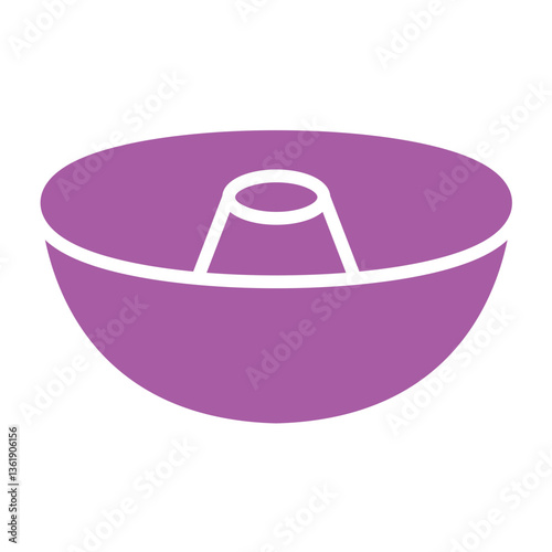 Cake mold Vector Icon Design Illustration