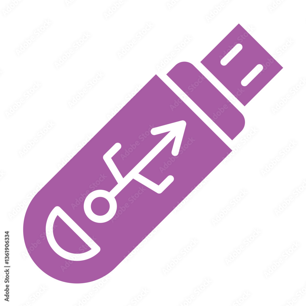 Pendrive Vector Icon Design Illustration Pendrive Vector Icon Design Illustration