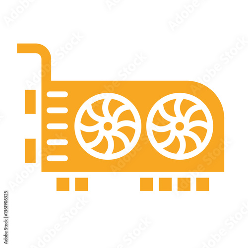 Video Card Vector Icon Design Illustration