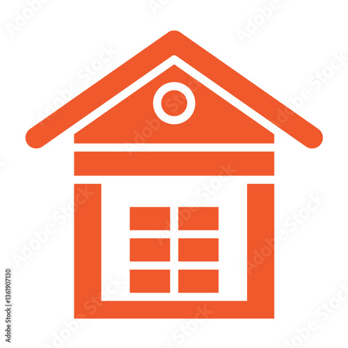 Warehouse Vector Icon Design Illustration