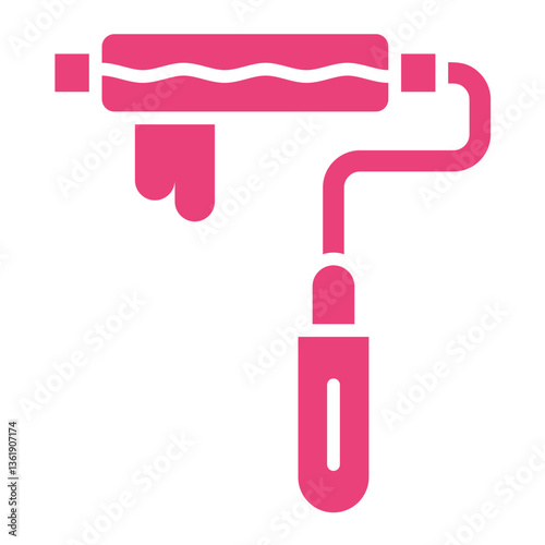 Paint roller Vector Icon Design Illustration