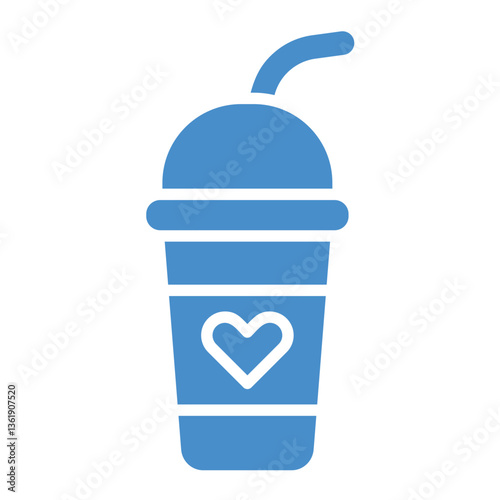 Frappe Vector Icon Design Illustration