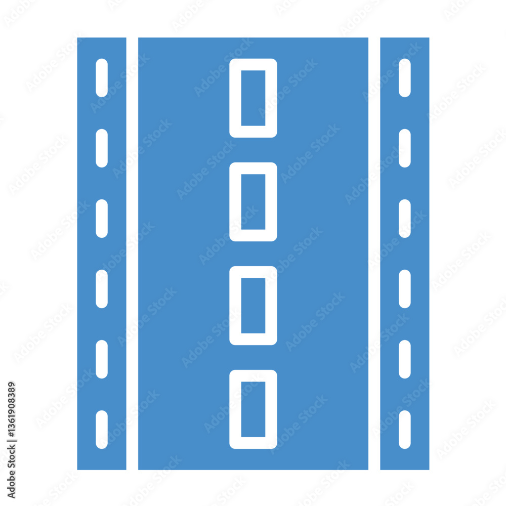 Obraz premium Runway Vector Icon Design Illustration