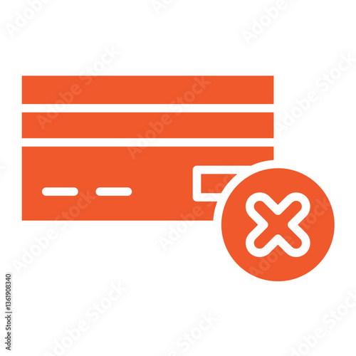 Payment failed Vector Icon Design Illustration