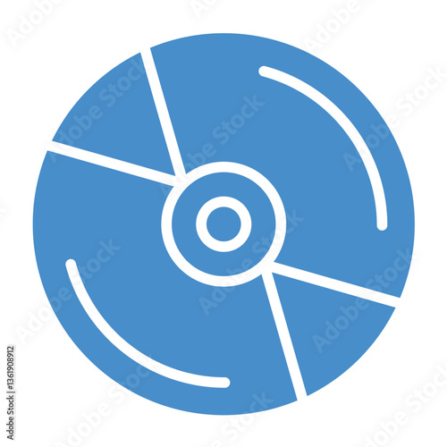 Cd Vector Icon Design Illustration