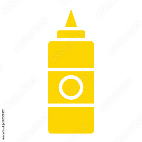 Obraz na płótnie Sauce bottle Vector Icon Design Illustration w salonie