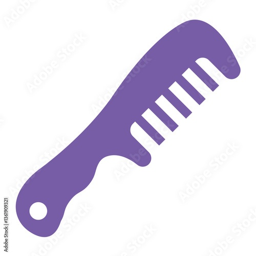 Hair comb Vector Icon Design Illustration