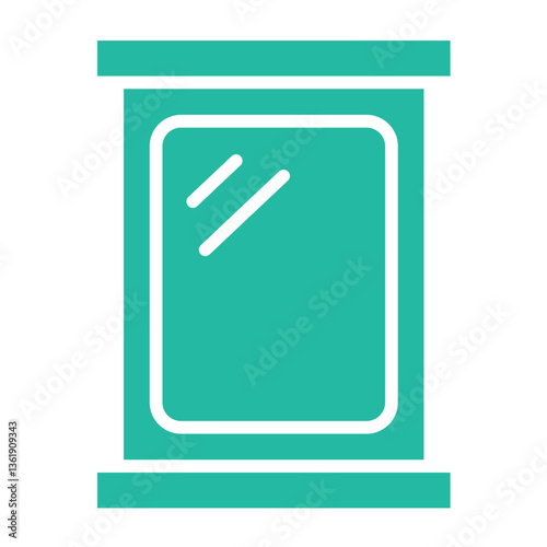 Mirror Vector Icon Design Illustration