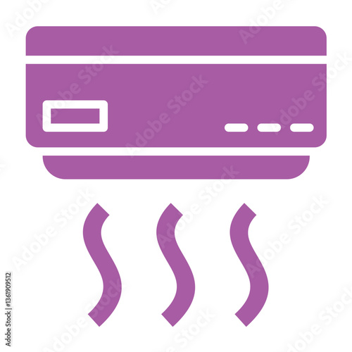 Air conditioner Vector Icon Design Illustration