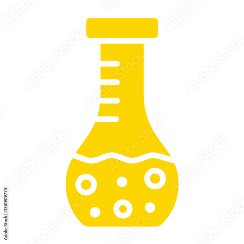 Volumetric flask Vector Icon Design Illustration