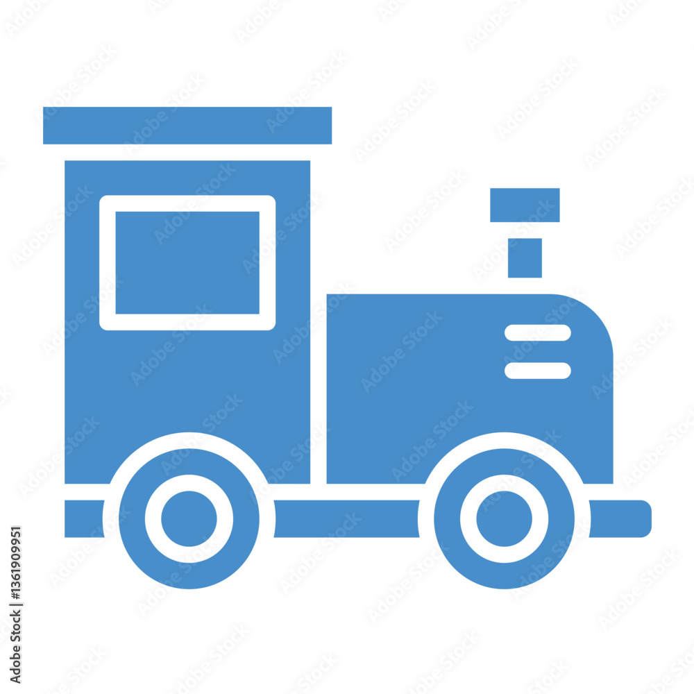 Train engine Vector Icon Design Illustration Train engine Vector Icon Design Illustration
