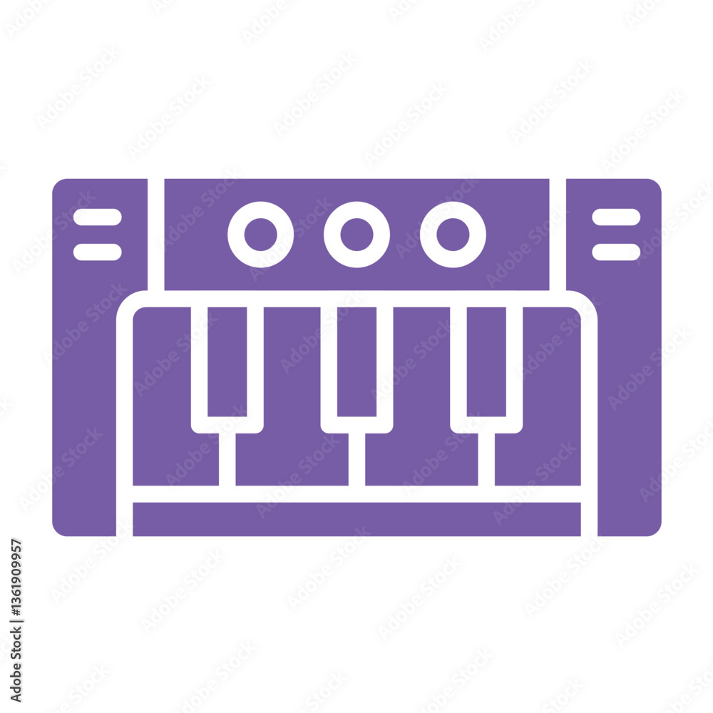 Piano Vector Icon Design Illustration Piano Vector Icon Design Illustration