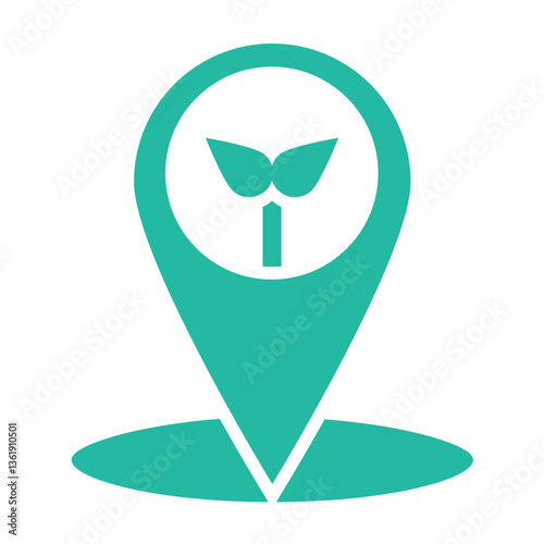 Pin Vector Icon Design Illustration