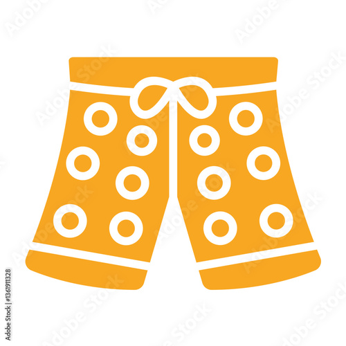 Swim shorts Vector Icon Design Illustration