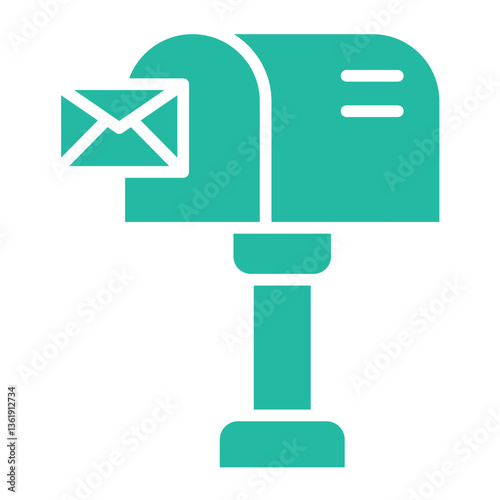 Mailbox Vector Icon Design Illustration