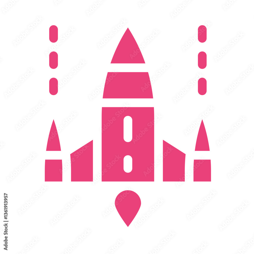 Spaceship Vector Icon Design Illustration Spaceship Vector Icon Design Illustration