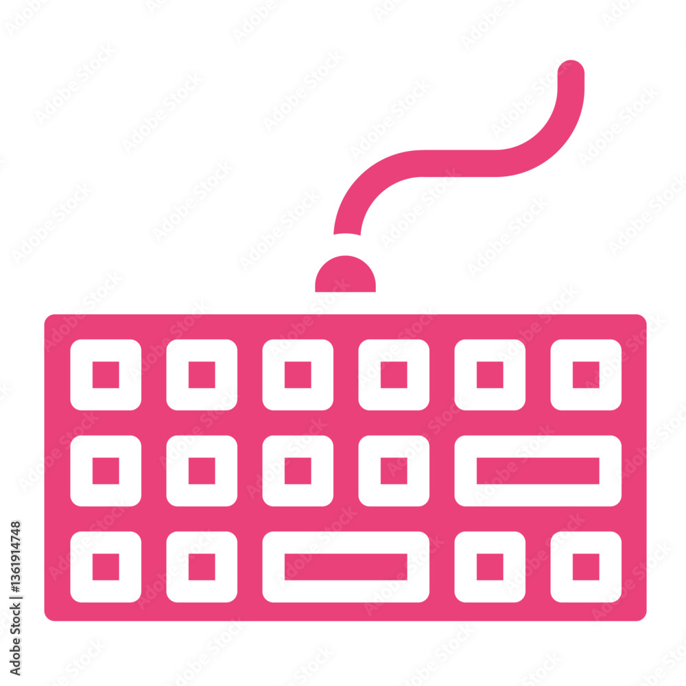 Keyboard Vector Icon Design Illustration Keyboard Vector Icon Design Illustration