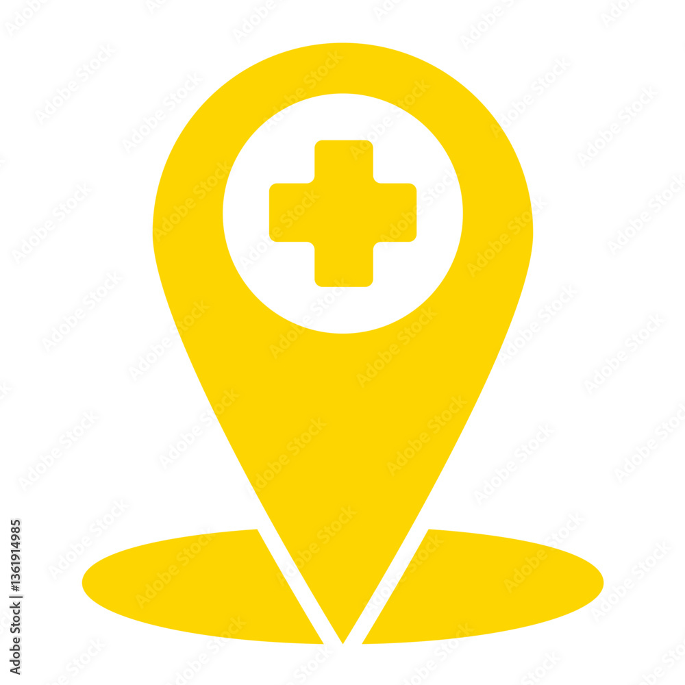 Obraz premium Location Vector Icon Design Illustration