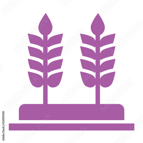 Wheat Vector Icon Design Illustration