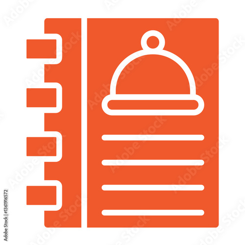 Cookbook Vector Icon Design Illustration