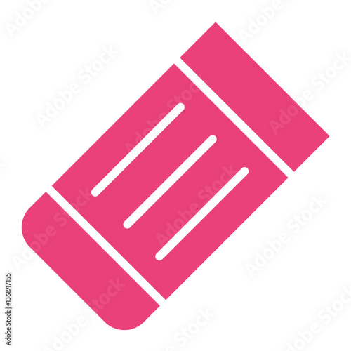 Eraser Vector Icon Design Illustration