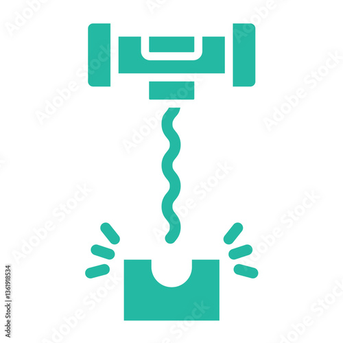 Corkscrew Vector Icon Design Illustration