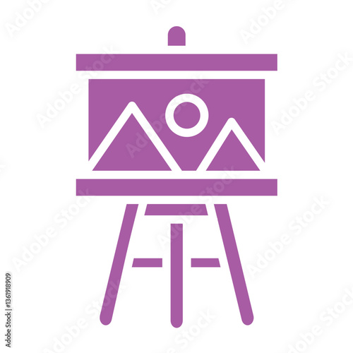 Art Gallery Vector Icon Design Illustration