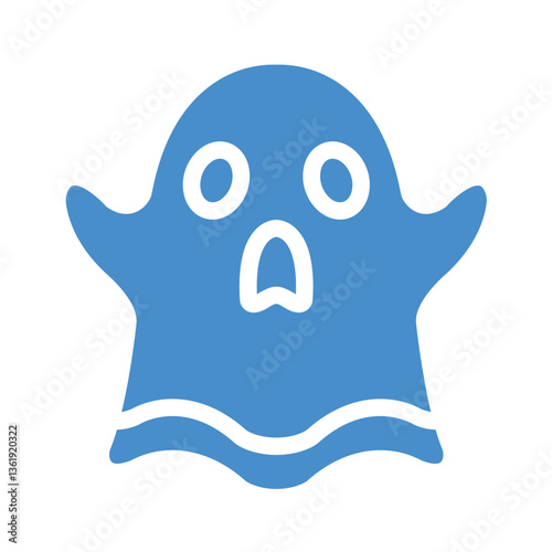 Ghost Vector Icon Design Illustration