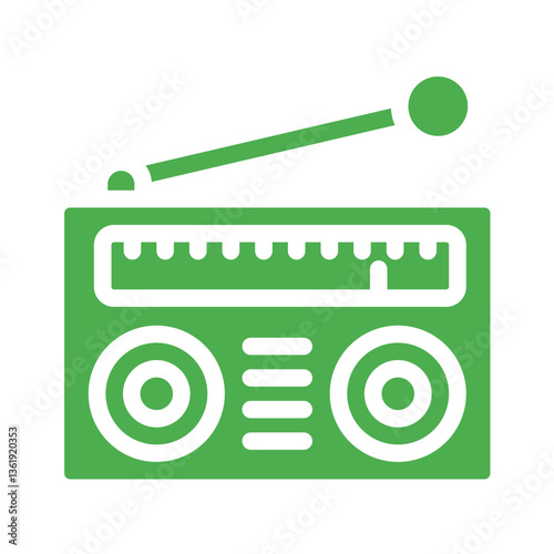 Radio Vector Icon Design Illustration